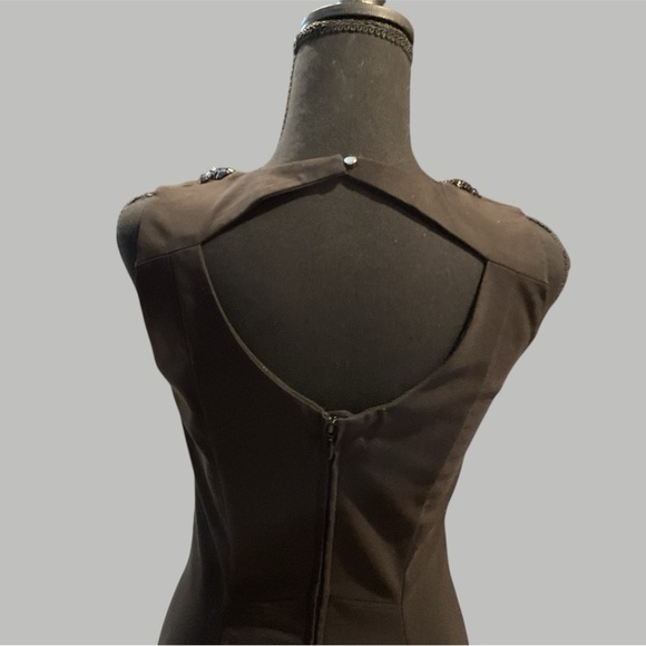 WOMENS DRESS BY HM CLASSIC BLACK SIZE 8 GENTLY WORN - Picture 4 of 5